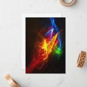 イルミネータスレーザールミアノートカードフラットノートカード ノートカード (正面/裏面インサイチュ)