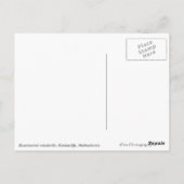 イルミネート風車アットブルーアワーポストカード ポストカード (裏面)