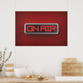 イルミネートON AIRサイン ポスター (キッチン)