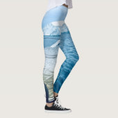 イルリサットグリーンランド氷山カクテル北極おもしろい レギンス (右)