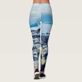 イルリサットグリーンランド黄色ハイキングトレイル氷山 レギンス (裏面)