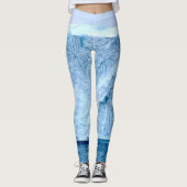 イルリサット・グリーンランド高層の氷山の北極シーン レギンス (正面)