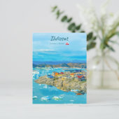 イルリサット、グリーンランド - 氷山の町 ポストカード (スタンド正面)