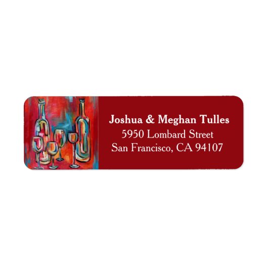 イルヴィノレッドワインボトルとグラス ラベル (正面)