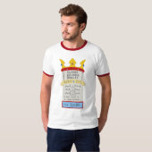 イレイン対。 イギリス海峡色 Tシャツ (正面フル)