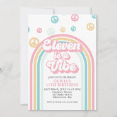 イレブンはバイブレトロサマーレインボー招待状 招待状 (正面)