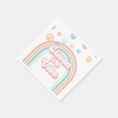 イレブンはヴィベレトロサマーレインボー スタンダードカクテルナプキン (角)