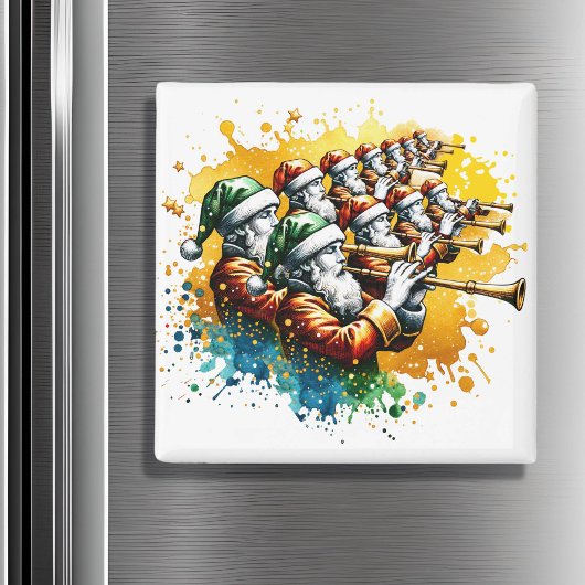 イレブンパイパーパイピング | クリスマスの12日 マグネット