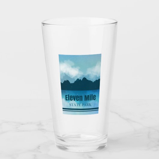 イレブンマイル州パークコロラドリフレクション タンブラーグラス (正面)