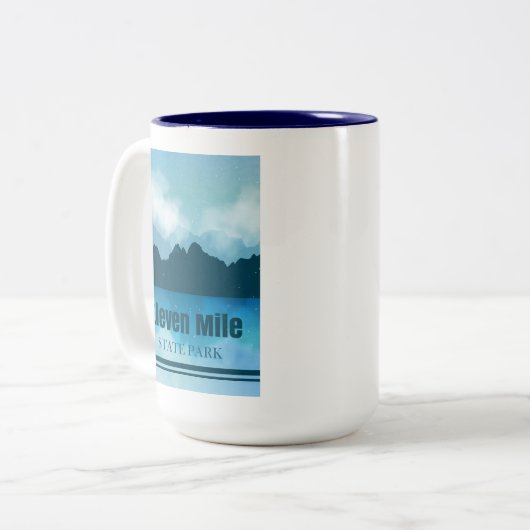 イレブンマイル州パークコロラドリフレクション ツートーンマグカップ (正面左)
