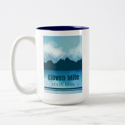 イレブンマイル州パークコロラドリフレクション ツートーンマグカップ (左)