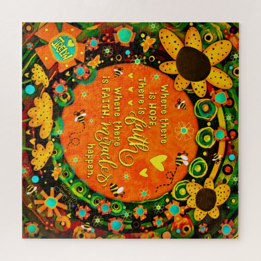 イレリンの信仰の奇跡のフローラおもしろい ジグソーパズル (横)