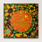 イレリンの信仰の奇跡のフローラおもしろい ジグソーパズル (縦)