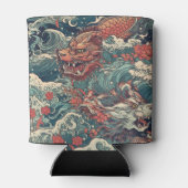 イレ日本のズミタトゥークーラーボックス 缶クーラー (裏面)