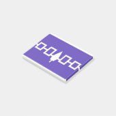 イロクォイ人のネイティブアメリカンの旗 ポストイット (アングル)