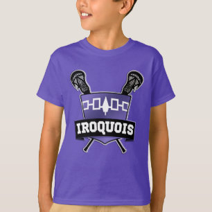イロクォイ人の国家のラクロスのティー Tシャツ