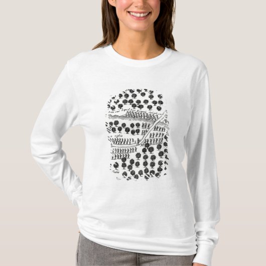 イロクォイ人の待伏せ Tシャツ (正面)