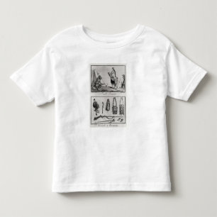 イロクォイ人家族、腕およびオーナメント トドラーTシャツ