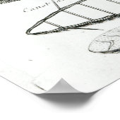 イロコイのカヌー ポスター (角)