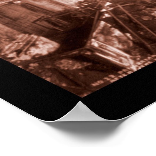 イロコイ劇場の火災写真1903 ポスター (角)