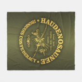 イロコイ同盟（オードノサヌー） フリースブランケット (正面(横))