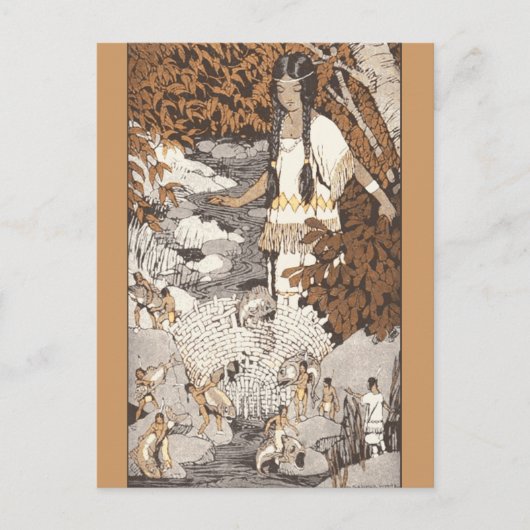 イロコイ朝のスター葉書 ポストカード (正面)