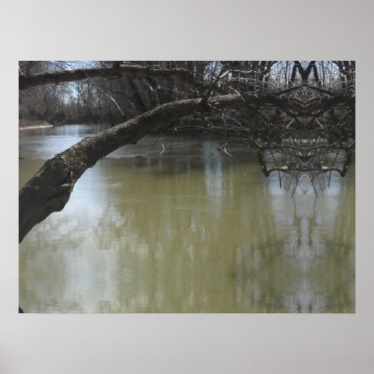 イロコイ郡イリノイ州のシュガークリーク ポスター (正面)