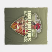 イロコイ（矢印） フリースブランケット (正面(横))