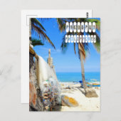 イロコスのパグッドプッドビーチ ポストカード (正面/裏面)