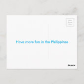 イロコス・スール・ビガン ポストカード (裏面)