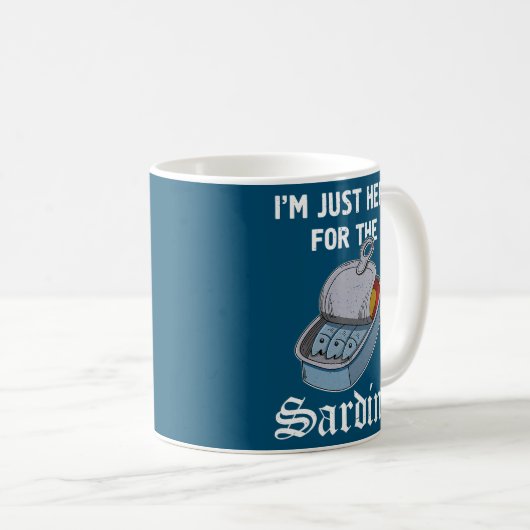 イワシのアンチョビ缶魚料理 コーヒーマグカップ (正面右)