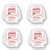 イワシのアーポップ・アートのト シール (正面)