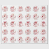 イワシのアーポップ・アートのト ラッピングペーパー (フラット)