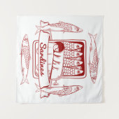 イワシのスズ タペストリー (正面(横))