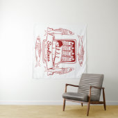 イワシのスズ タペストリー (インサイチュ(横))