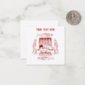 イワシのスズ ノートカード (正面/裏面インサイチュ)