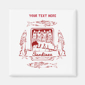 イワシのスズ マグネット (正面)