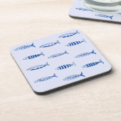 イワシの模様 コースター (左側)