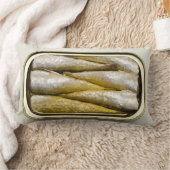 イワシの缶詰 ランバークッション (ブランケット)