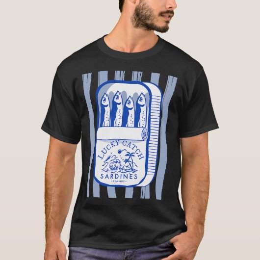 イワシの缶詰 Tシャツ (正面)