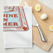 イワシの錫の夏 キッチンタオル (四つ折り)