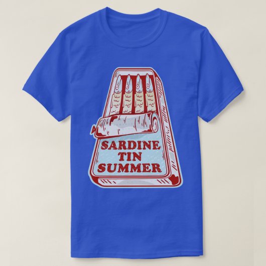 イワシの錫の夏 Tシャツ (デザイン正面)