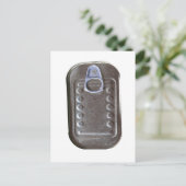 イワシを食べる ポストカード (スタンド正面)