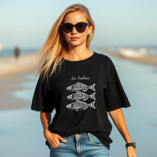 イワシハワイアントバルフィッシャーマンファッション Tシャツ