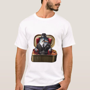 イワシマフィアのボス ドン・フィッシュ教父の雰囲気 Tシャツ