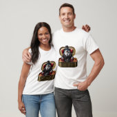 イワシマフィアのボス ドン・フィッシュ教父の雰囲気 Tシャツ (ユニセックス)