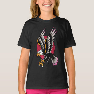 イワシ伝統的タトゥーデザイン Tシャツ