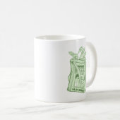 イワシ塩辛スナックの錫 コーヒーマグカップ (正面右)