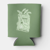 イワシ塩辛スナックの錫 缶クーラー (正面)