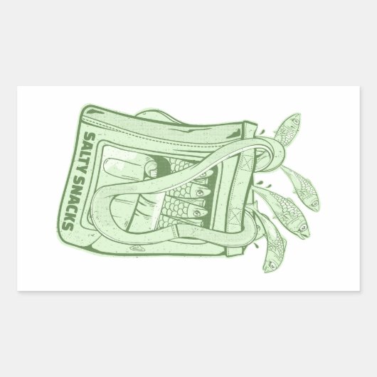 イワシ塩辛スナックの錫 長方形シール (正面)